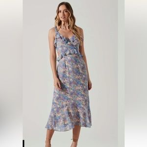 Wildflower ruffle cutout dress. Worn once!